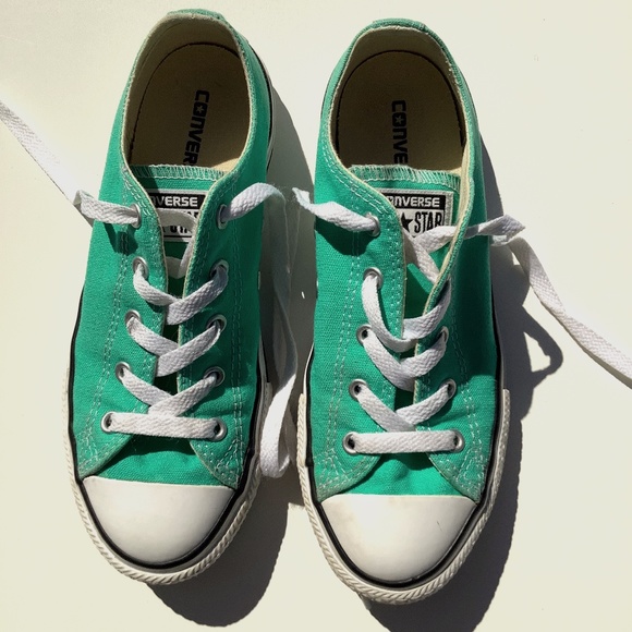 Converse Shoes Aqua Converse Chuck Taylors Poshmark